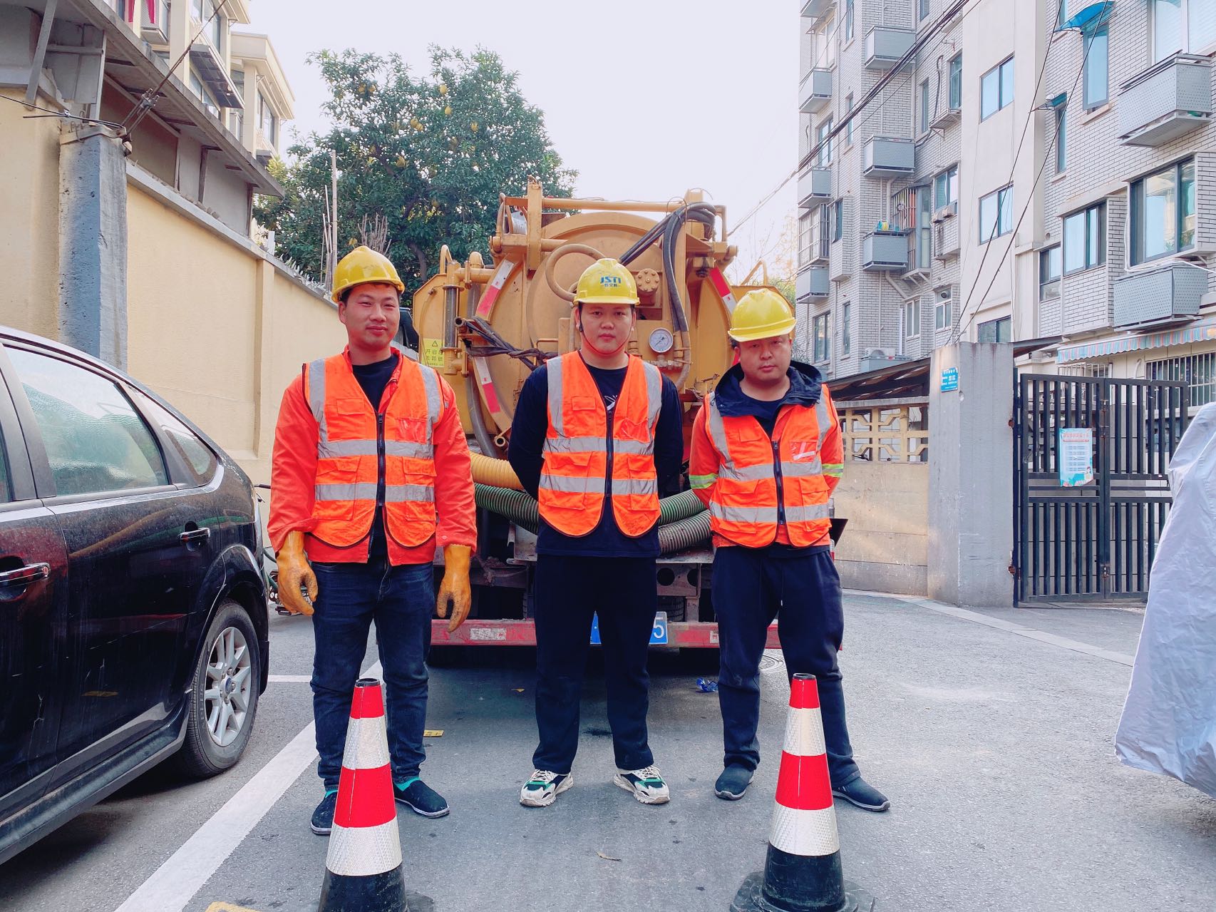 金穗花园南京某小区管道清淤检测施工